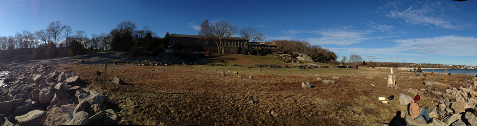 Rocky Neck Pavilion, After Sandy